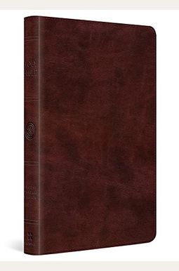 Esv Large Print Thinline Bible (Trutone, Mahogany)