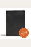 Csb Tony Evans Study Bible, Black Genuine Leather: Study Notes And Commentary, Articles, Videos, Easy-To-Read Font