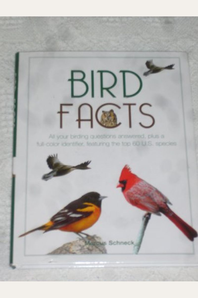 Buy Bird Facts Book By: Marcus Schneck