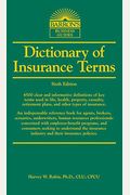 Dictionary Of Insurance Terms