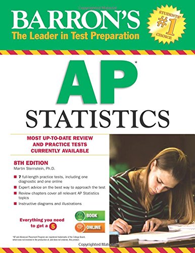 Buy Barron's Ap Statistics, 8th Edition Book By: Martin Sternstein