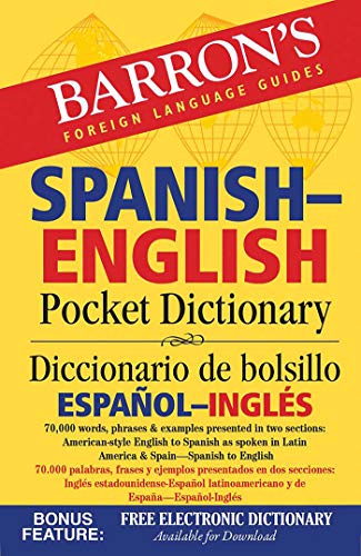 Spanish-English Pocket Dictionary: 70,000 Words, Phrases & Examples