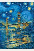 San Francisco Starry Night 500 Piece Jigsaw Puzzle