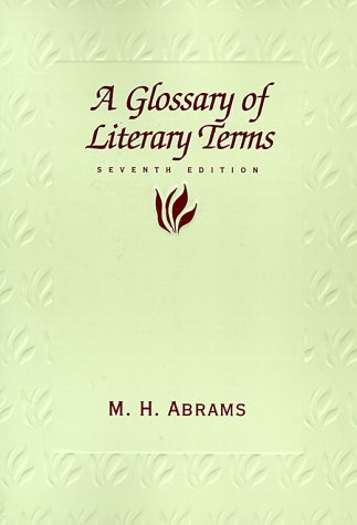 Buy Glossary Of Literary Terms Book By: M H Abrams