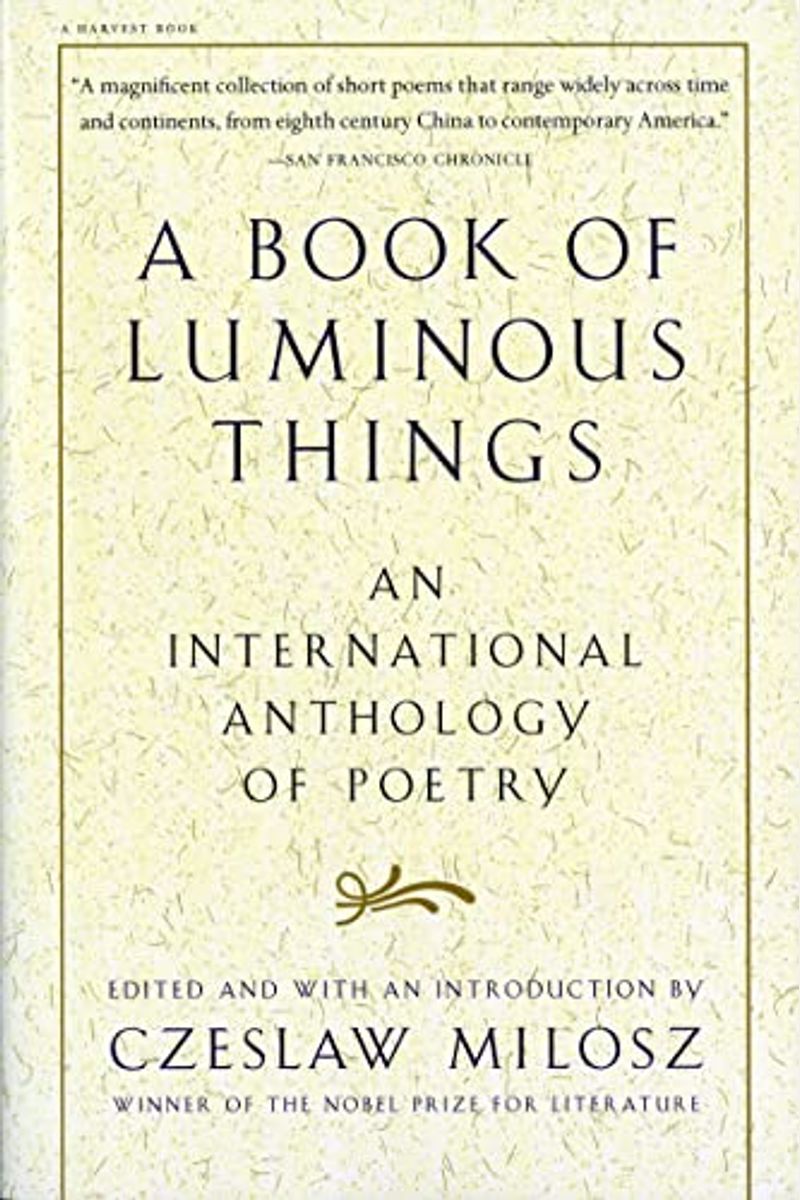 A Book Of Luminous Things: An International Anthology Of Poetry