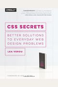 Css Secrets: Better Solutions To Everyday Web Design Problems