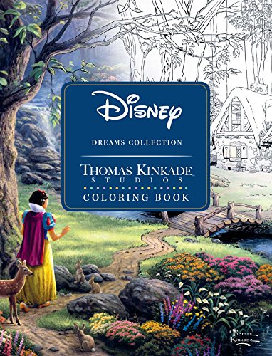 Disney Dreams Collection Thomas Kinkade Studios Coloring Book
