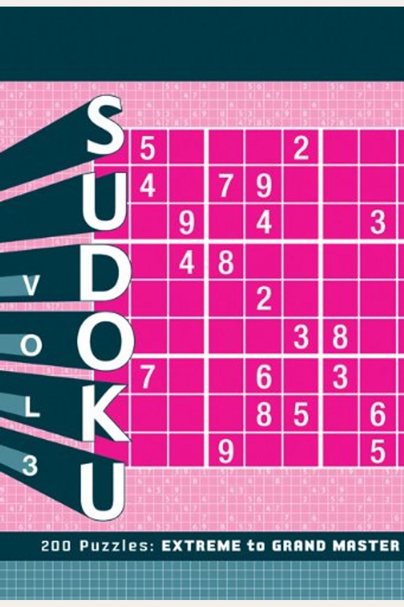 Buy Sudoku 3 Extreme To Grand Master (Chronicle Books Sudoku, Sudoku