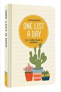 Listography: One List A Day: A Three-Year Journal (List Journal, Book Of Lists, Guided Journal)