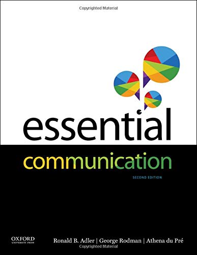 Buy Essential Communication Book By: Ronald B Adler