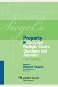 Siegel's Property: Essay And Multiple-Choice Questions And Answers