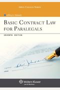Basic Contract Law For Paralegals, Seventh Edition