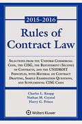 Rules Of Contract Law: 2019-2020