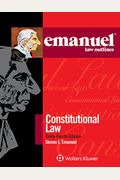 Emanuel Law Outlines For Constitutional Law