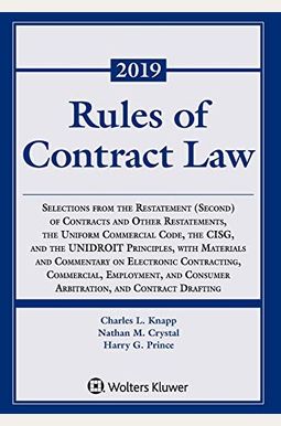 Rules Of Contract Law: 2019-2020 Rules Of Contract Law: 2019-2020