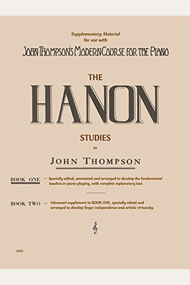 Hanon Studies - Book 1: Elementary Level