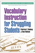 Vocabulary Instruction For Struggling Students