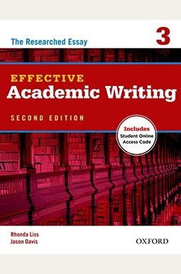 Effective Academic Writing 2e Student Book 3 Effective Academic Writing 2e Student Book 3