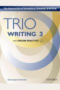 Trio Writing Level 3 Student Book With Online Practice