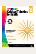 Spectrum Critical Thinking For Math, Grade 4