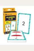 Numbers 0-25 Flash Cards: 54 Flash Cards