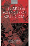 The Arts And Sciences Of Criticism