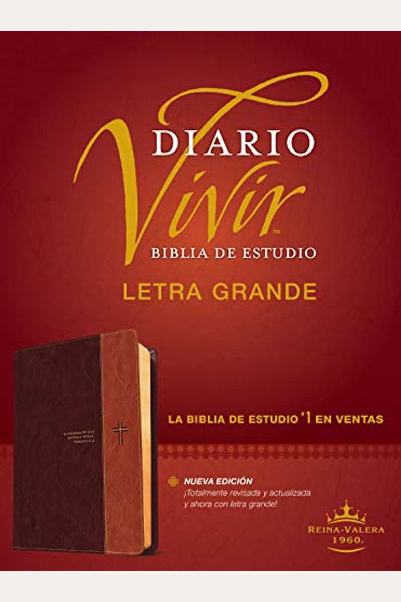 Biblia De Estudio Del Diario Vivir Rvr60, Letra Grande (Letra Roja, Tapa Dura)