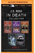 J. D. Robb In Death Collection Books 1-5: Naked In Death, Glory In Death, Immortal In Death, Rapture In Death, Ceremony In Death