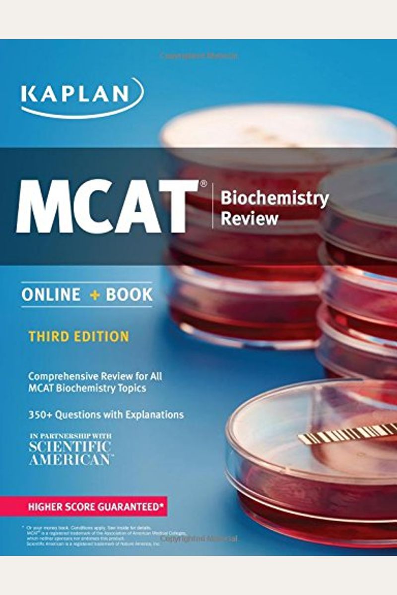 Mcat Biochemistry Review: Online + Book