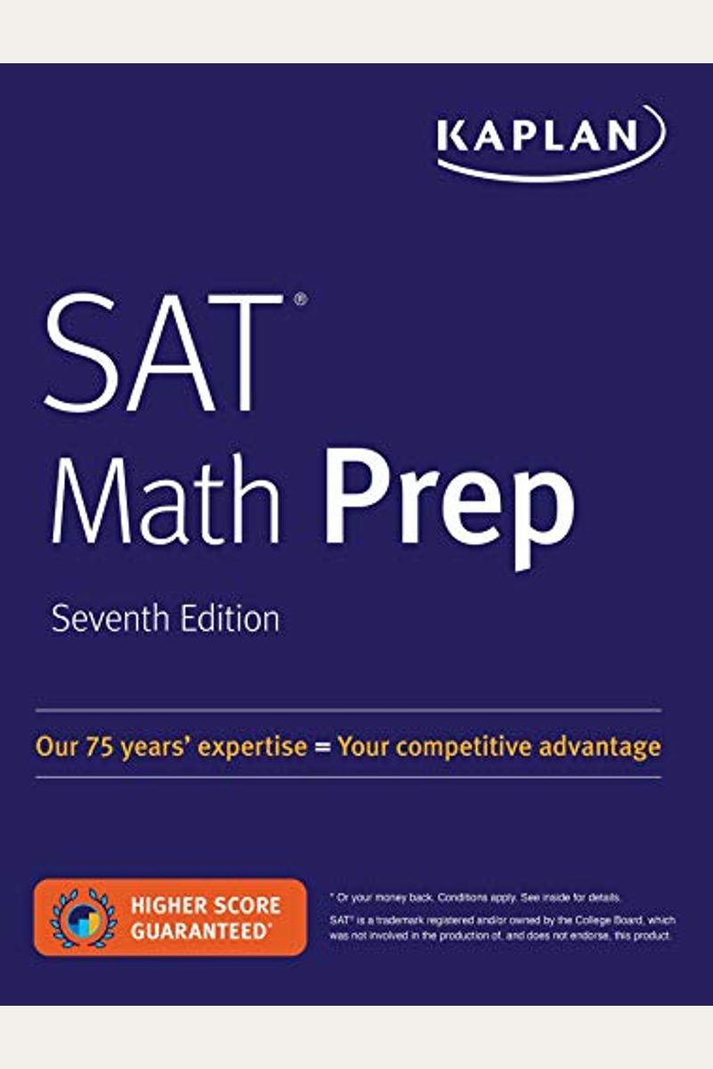 Buy Sat Math Prep Book By Kaplan T Prep