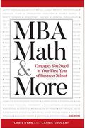 Mba Math & More: Concepts You Need In First Year Business School
