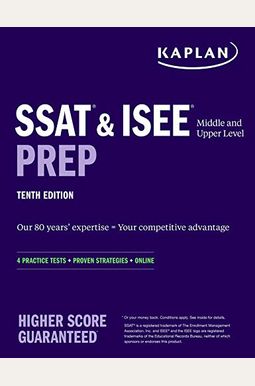 SSAT & ISEE Middle & Upper Level Prep: 4 Practice Tests + Proven Strategies + Online