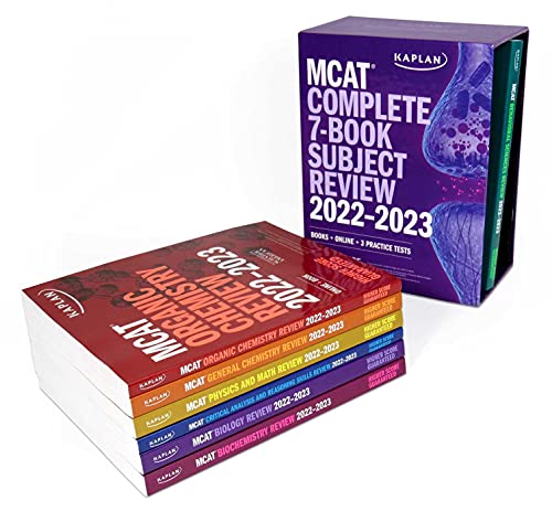 Buy Mcat Complete 7-Book Subject Review 2022--2023: Books + Online