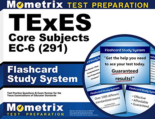 Buy Texes Core Subjects Ec-6 (291) Flashcard Study System: Texes Test ...