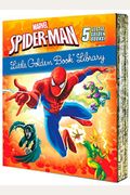 Spider-Man Little Golden Book Library (Marvel): Spider-Man!; Trapped By The Green Goblin; The Big Freeze!; High Voltage!; Night Of The Vulture!