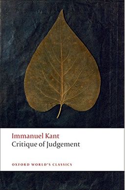 Critique Of Judgement Critique Of Judgement