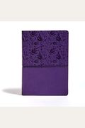 Kjv Super Giant Print Reference Bible, Purple Leathertouch, Indexed