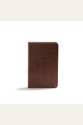Kjv Compact Bible, Brown Leathertouch, Value Edition