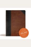 Csb Tony Evans Study Bible, Black/Brown Leathertouch: Study Notes And Commentary, Articles, Videos, Easy-To-Read Font