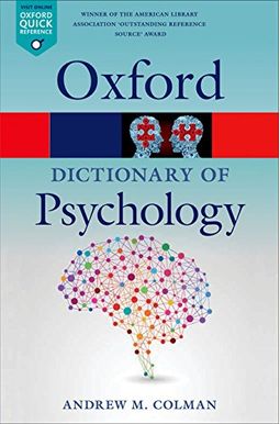 A Dictionary Of Psychology A Dictionary Of Psychology