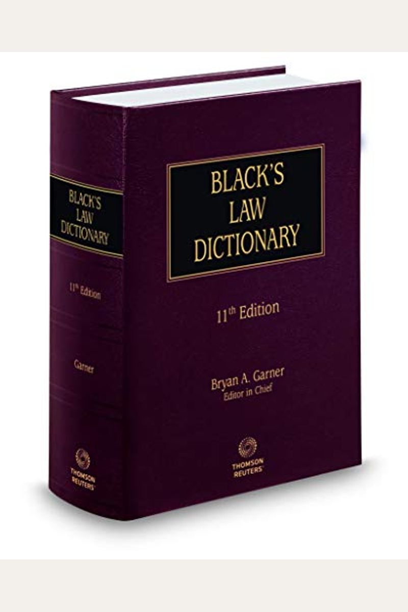 Black's Law Dictionary 11th Edition, Hardcover