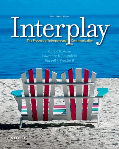 Buy Interplay: The Process Of Interpersonal Communication Book By ...