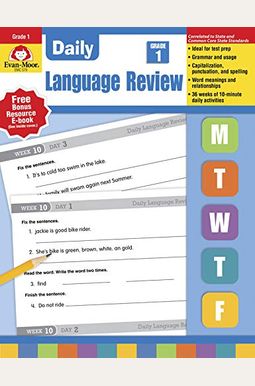 Daily Language Review, Grade 1 Teacher Edition Daily Language Review, Grade 1 Teacher Edition