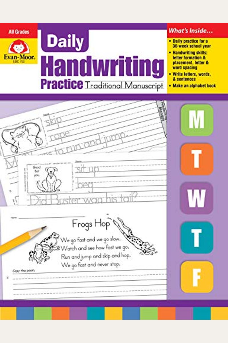 Daily Handwriting Practice: Traditional Manuscript, Kindergarten - Grade 6 Teacher Edition