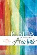 Rvr 1960 Biblia De Estudio Arcoiris, Morado/Multicolor