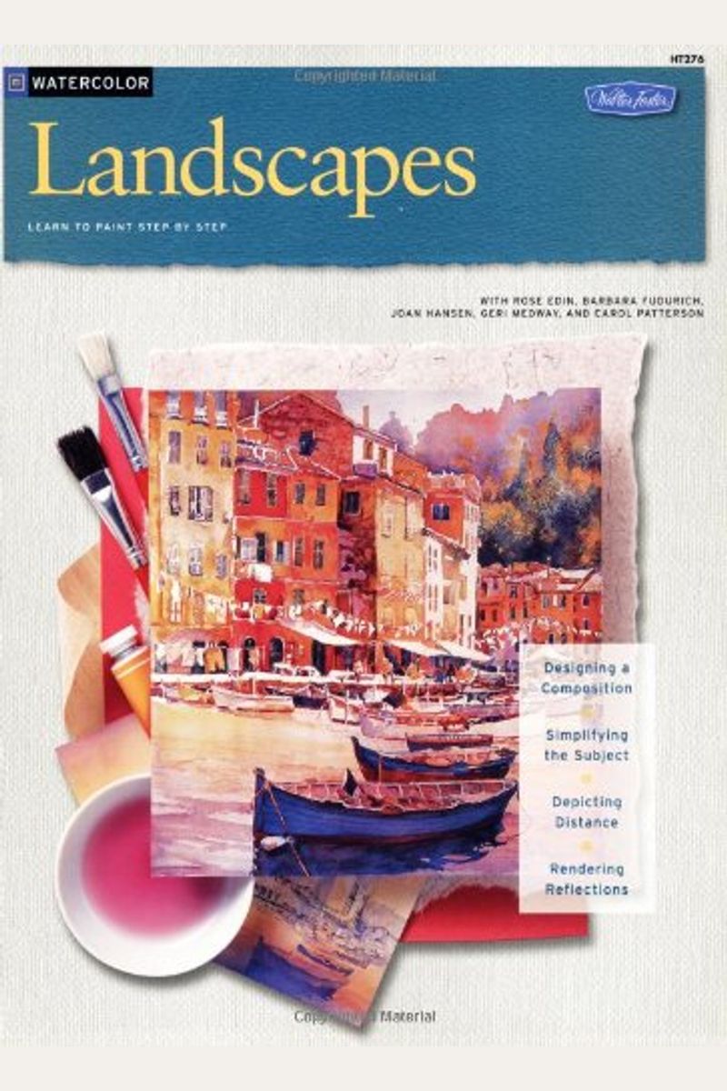 Buy Watercolor Landscapes Book By Rose Edin