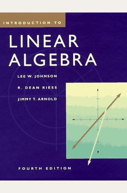 Buy Introduction To Linear Algebra Book By: Lee Johnson