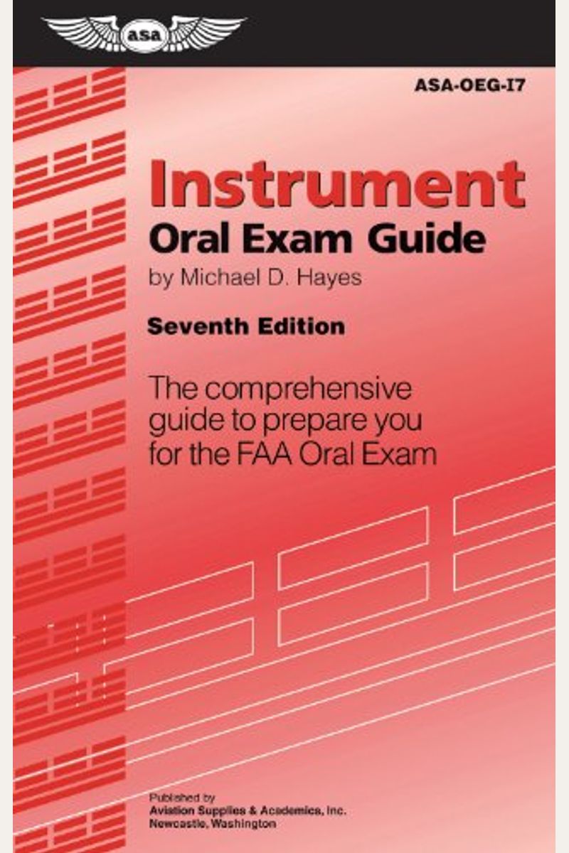 Buy Instrument Oral Exam Guide The Comprehensive Guide To Prepare You