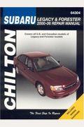 Subaru Legacy And Forester: 2000-2006 Repair Manual
