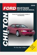 Ford Mustang 1994-04 Repair Manual: Covers U.s. And Canadian Models Of Ford Mustang